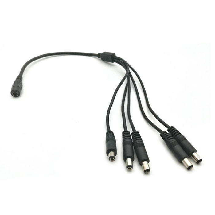 Interface Adapter Cable Divided Into Five Wires Módulo láser DC Tap Plug Wire
